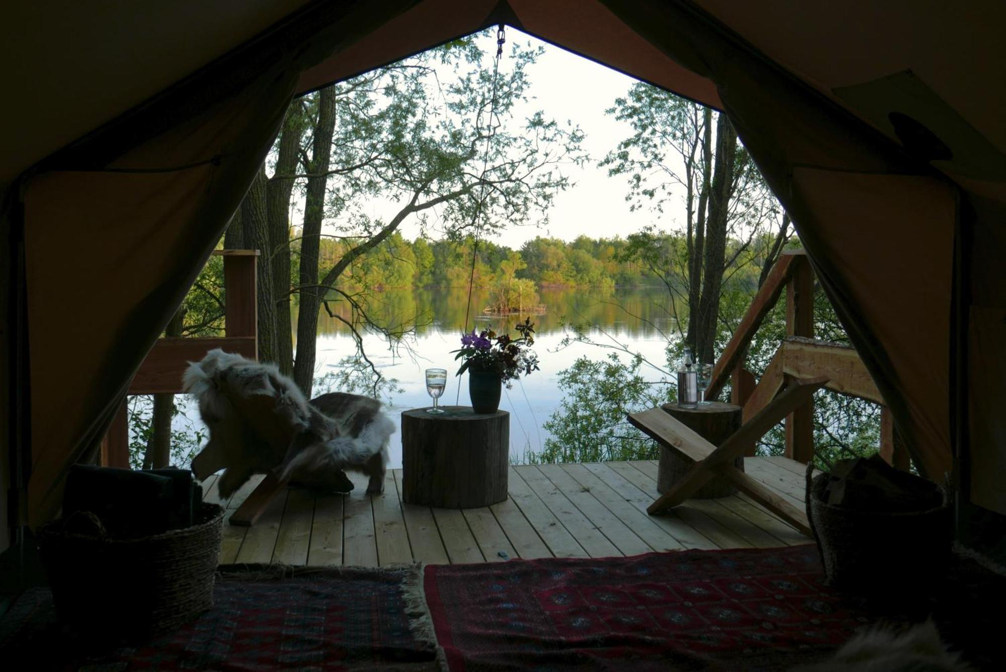 Naturlig Pa Korsgarden Glamping Nysted Екстериор снимка